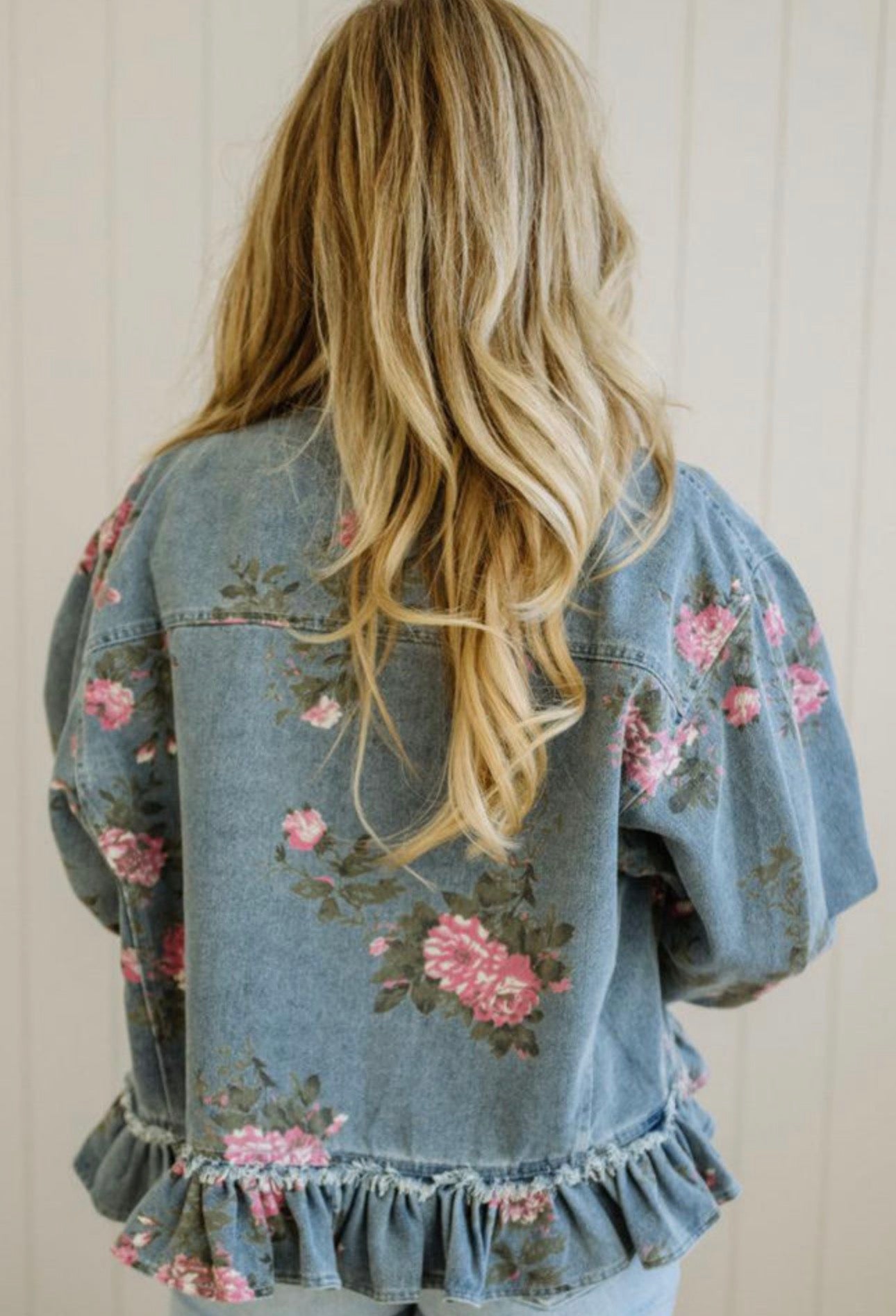 Floral Jean Jacket, PREORDER