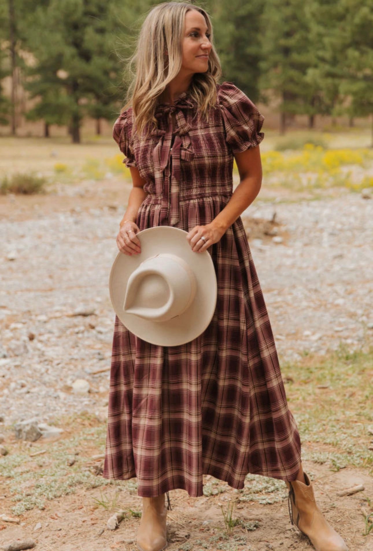 Plaid Front Tie, PREORDER