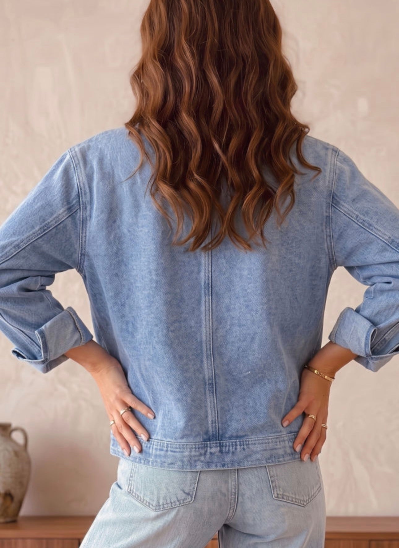 Studded Jean Jacket, PREORDER