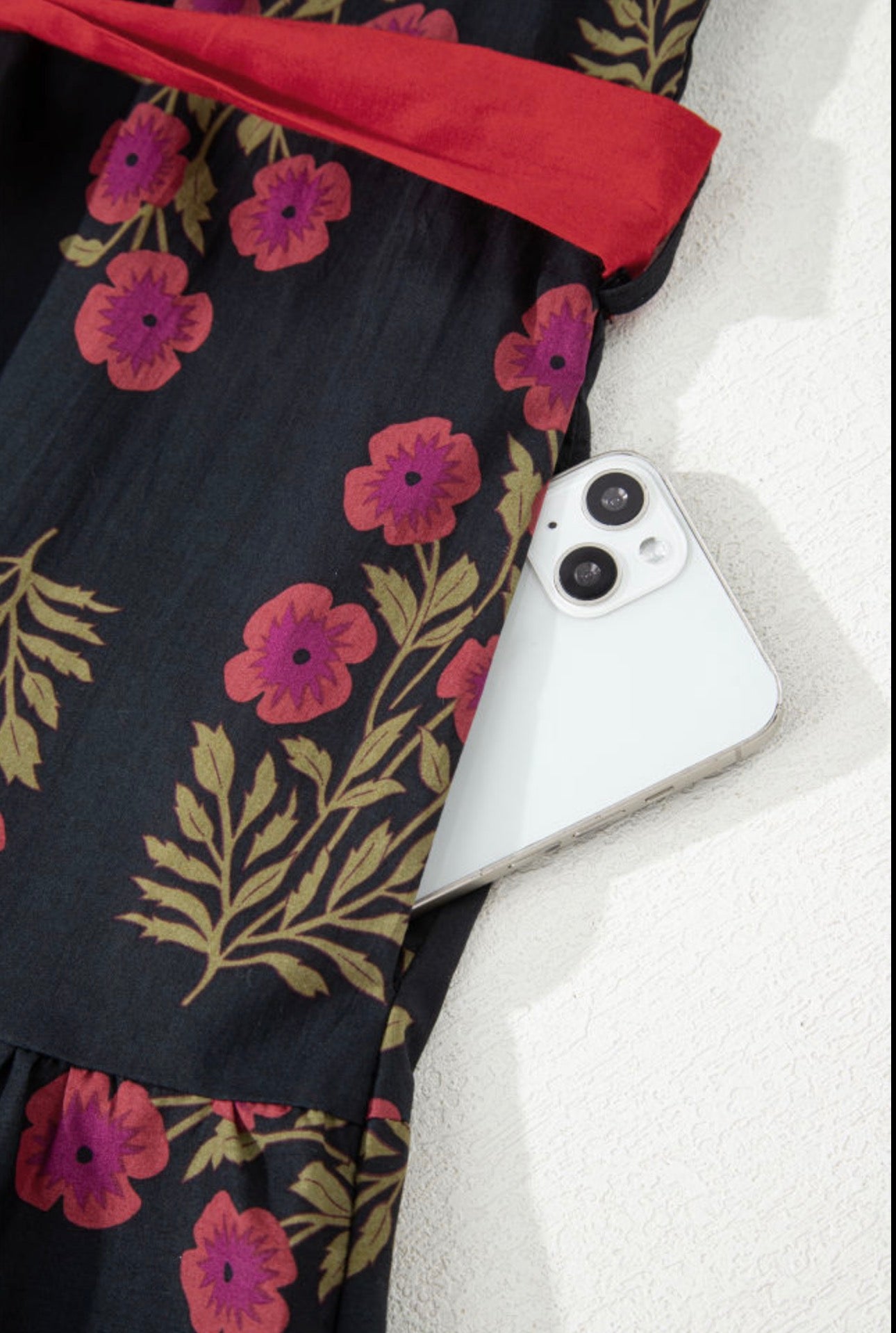 Belted Floral Dress, PREORDER