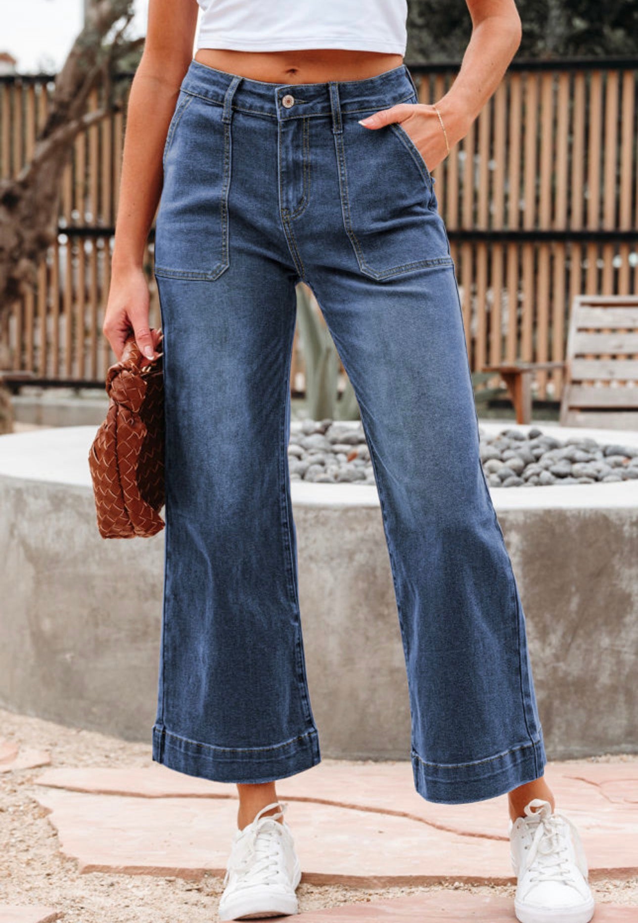 Cropped Denim, 2 Colors PREORDER *final sale*