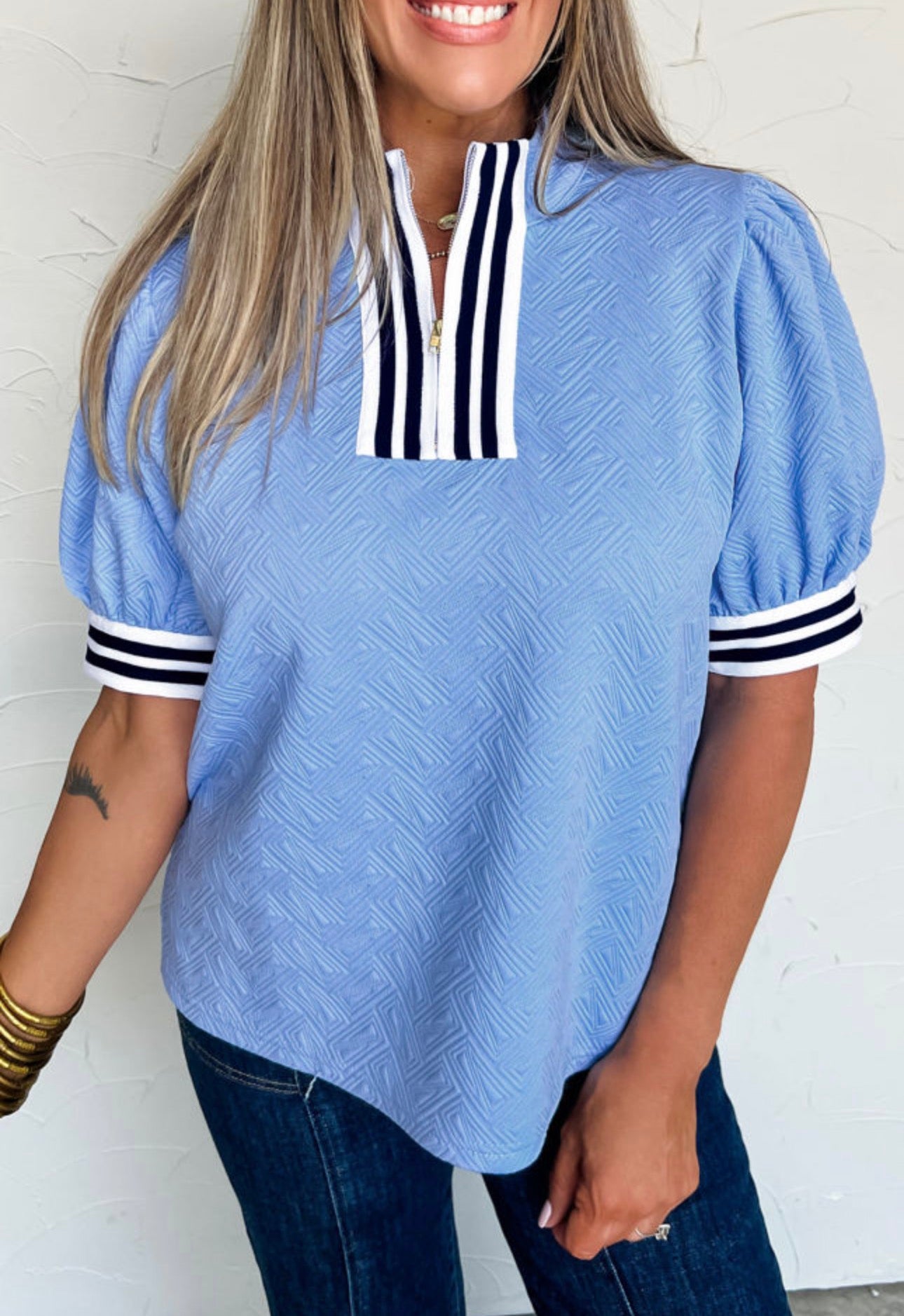 Zip Up Split Neck, PREORDER