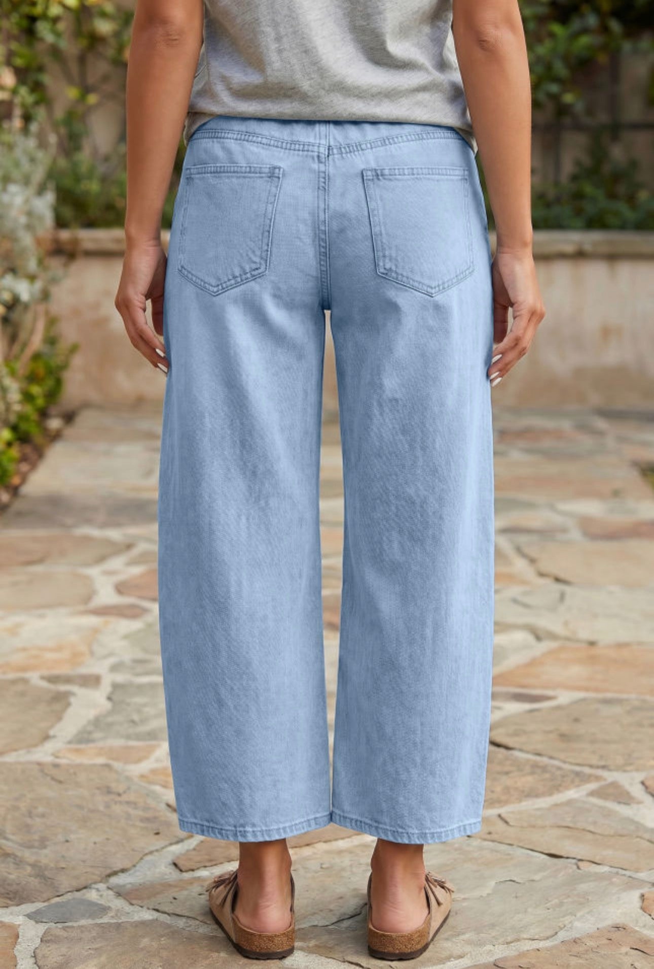 Ankle Length Barrel Denim, PREORDER *final sale*
