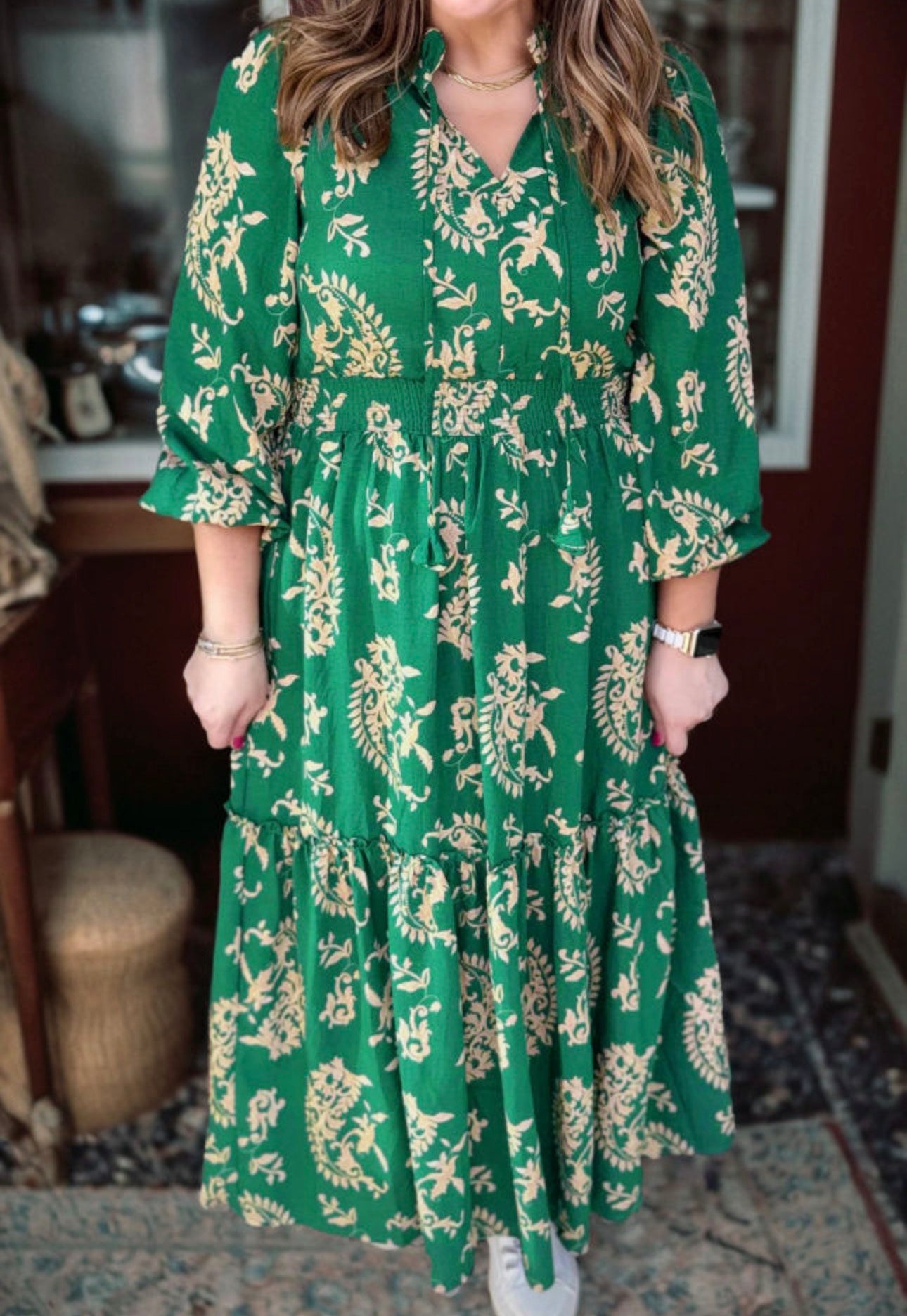 Curvy Green Floral, PREORDER
