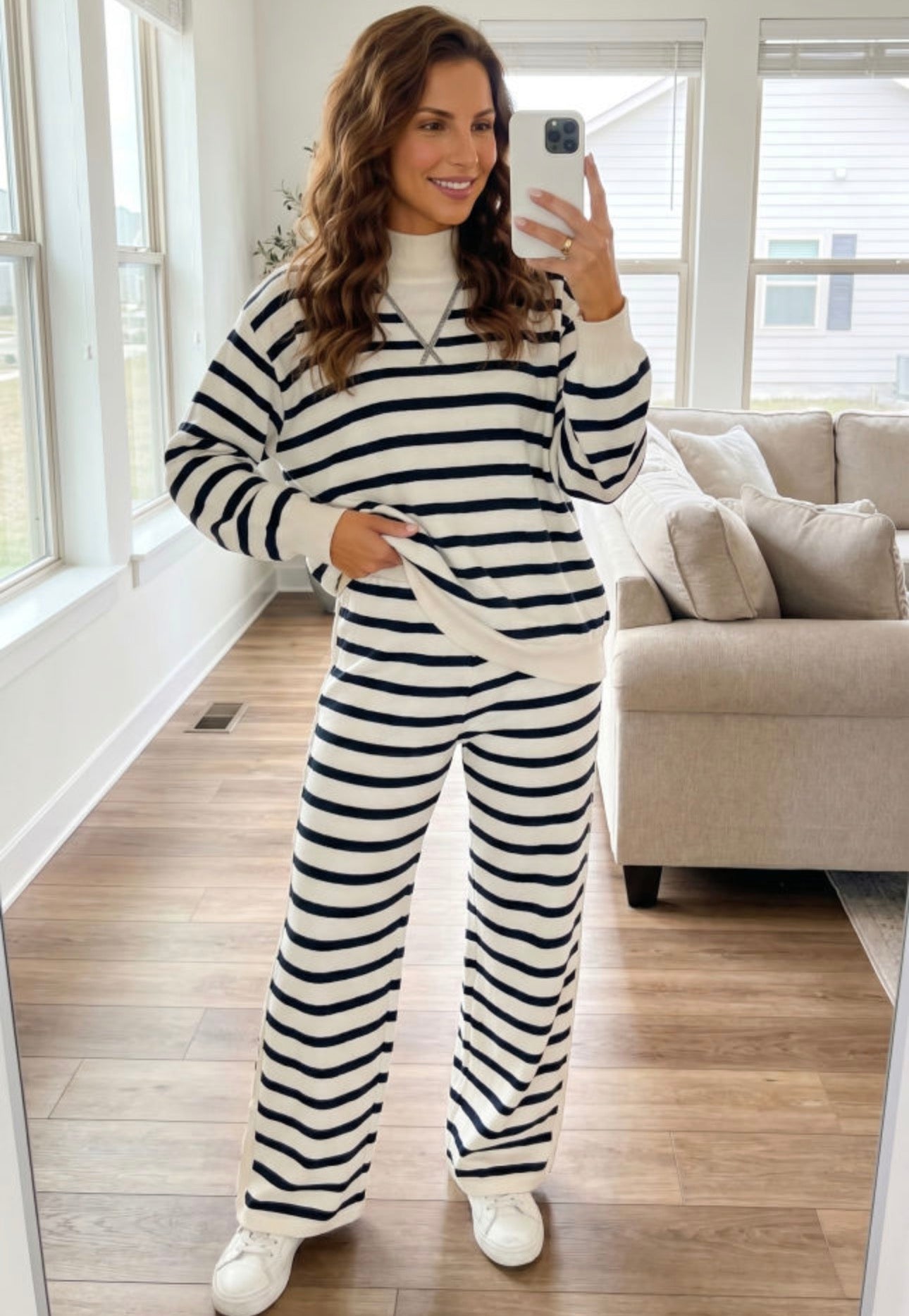 Navy Striped Set, PREORDER
