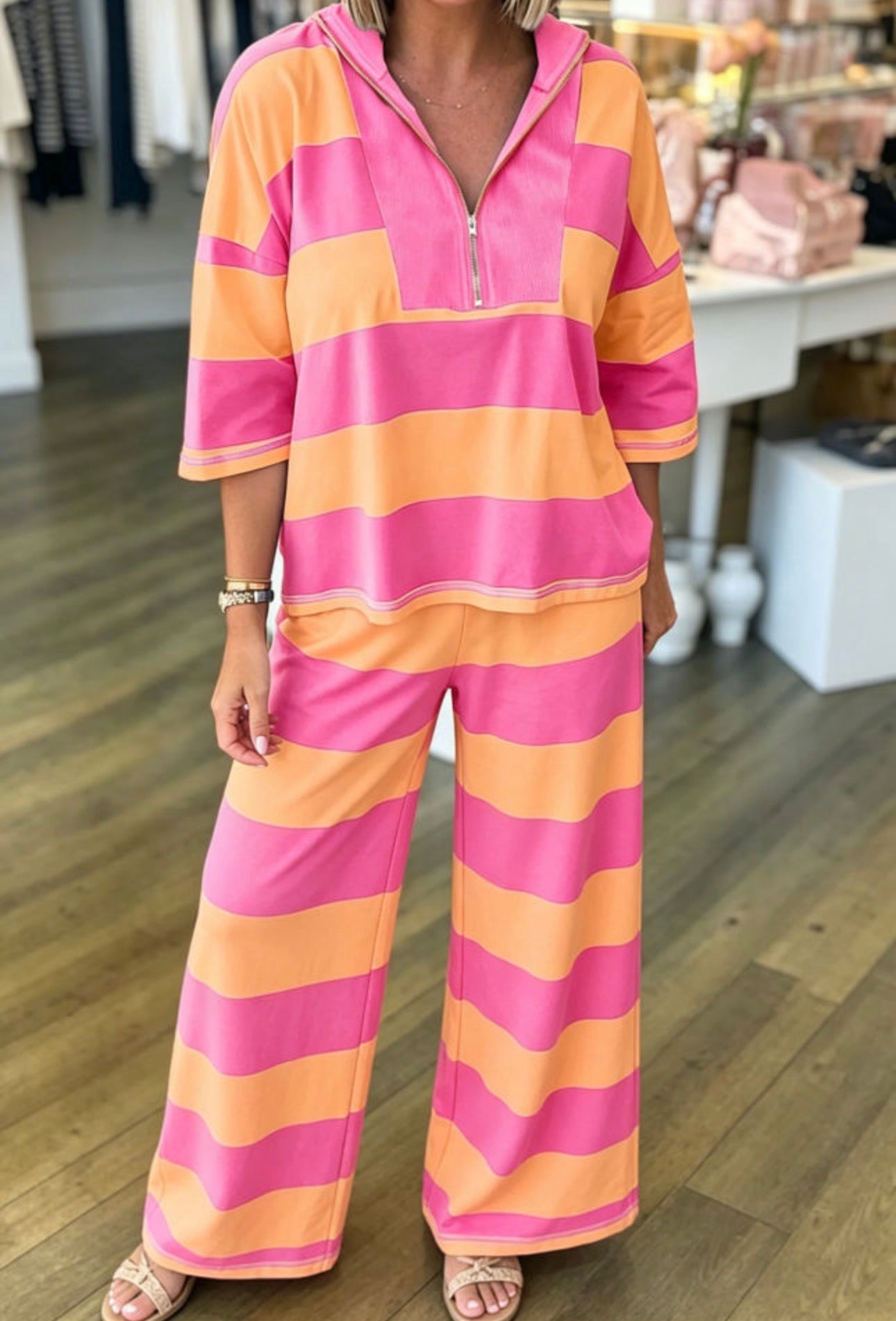 Half Sleeve Color-block Set, PREORDER