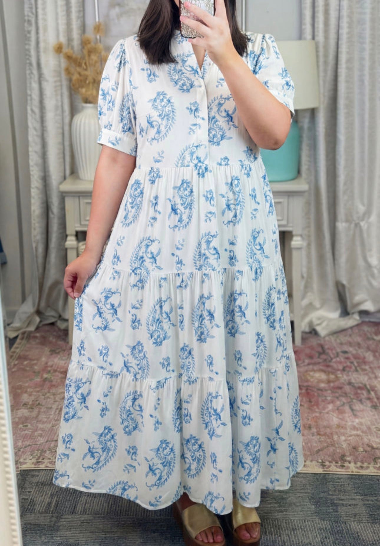 Curvy Blue and White PREORDER