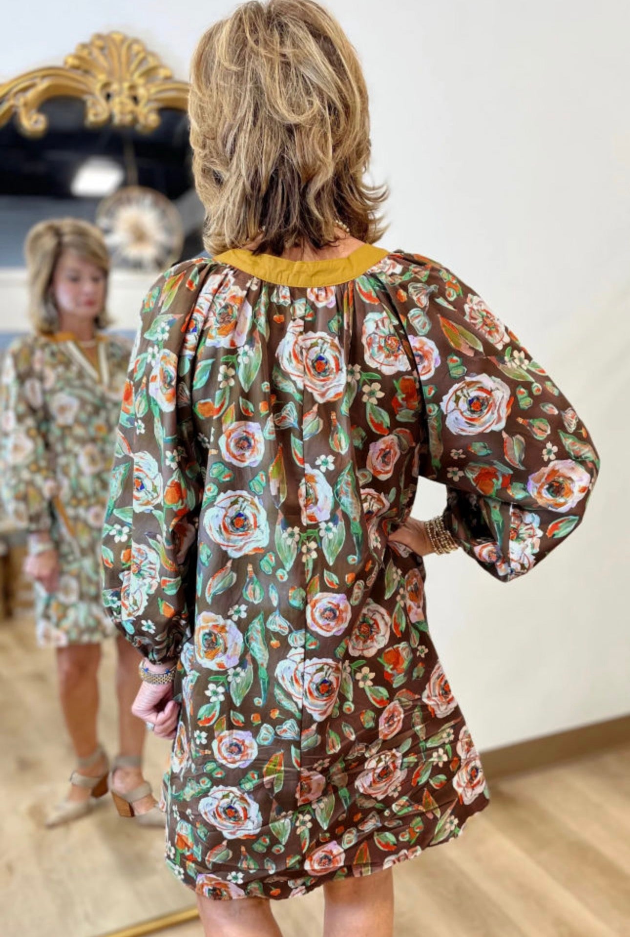 Brown Floral, PREORDER