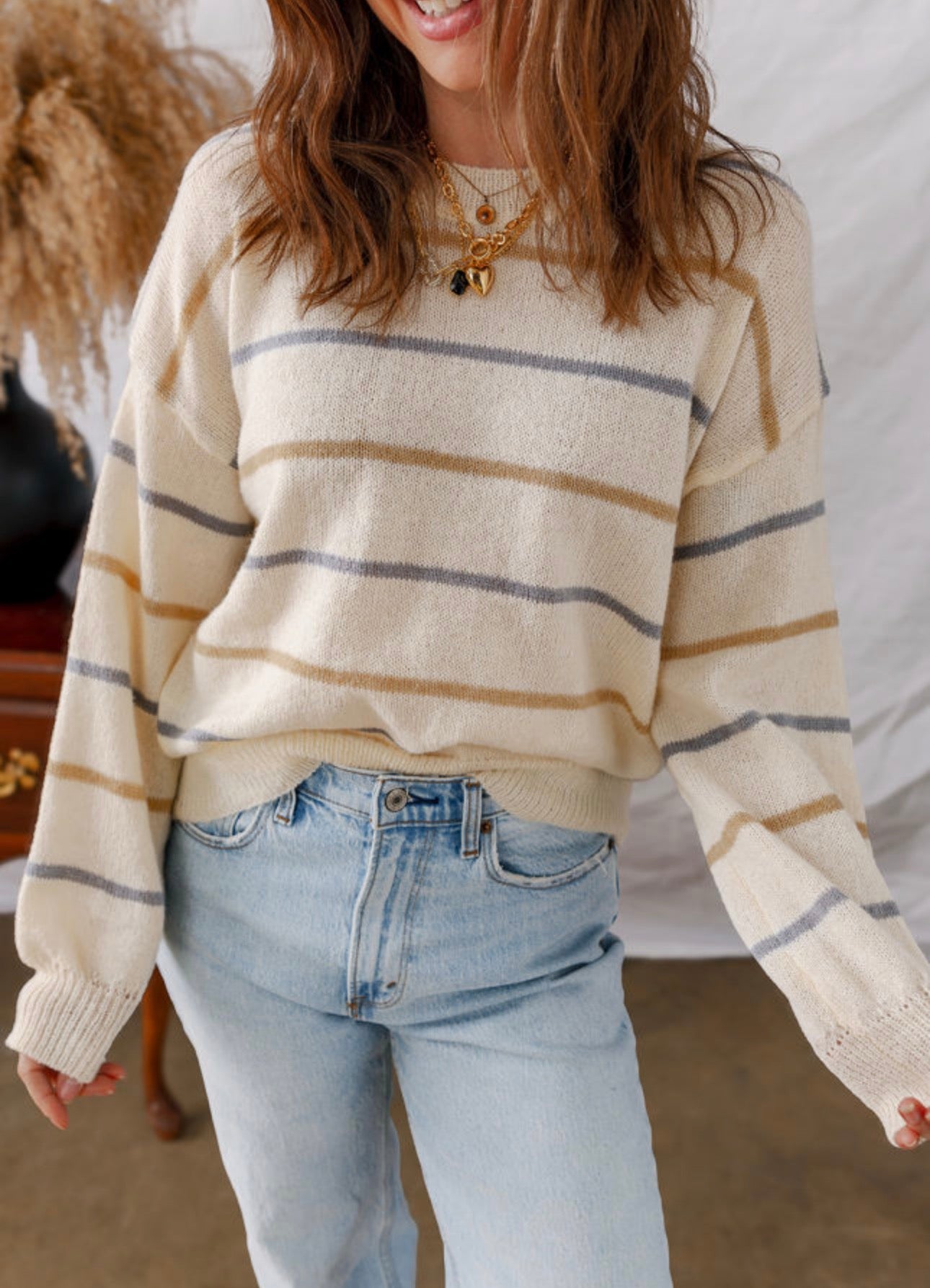 Drop Shoulder Sweater,3 Colors, PREORDER