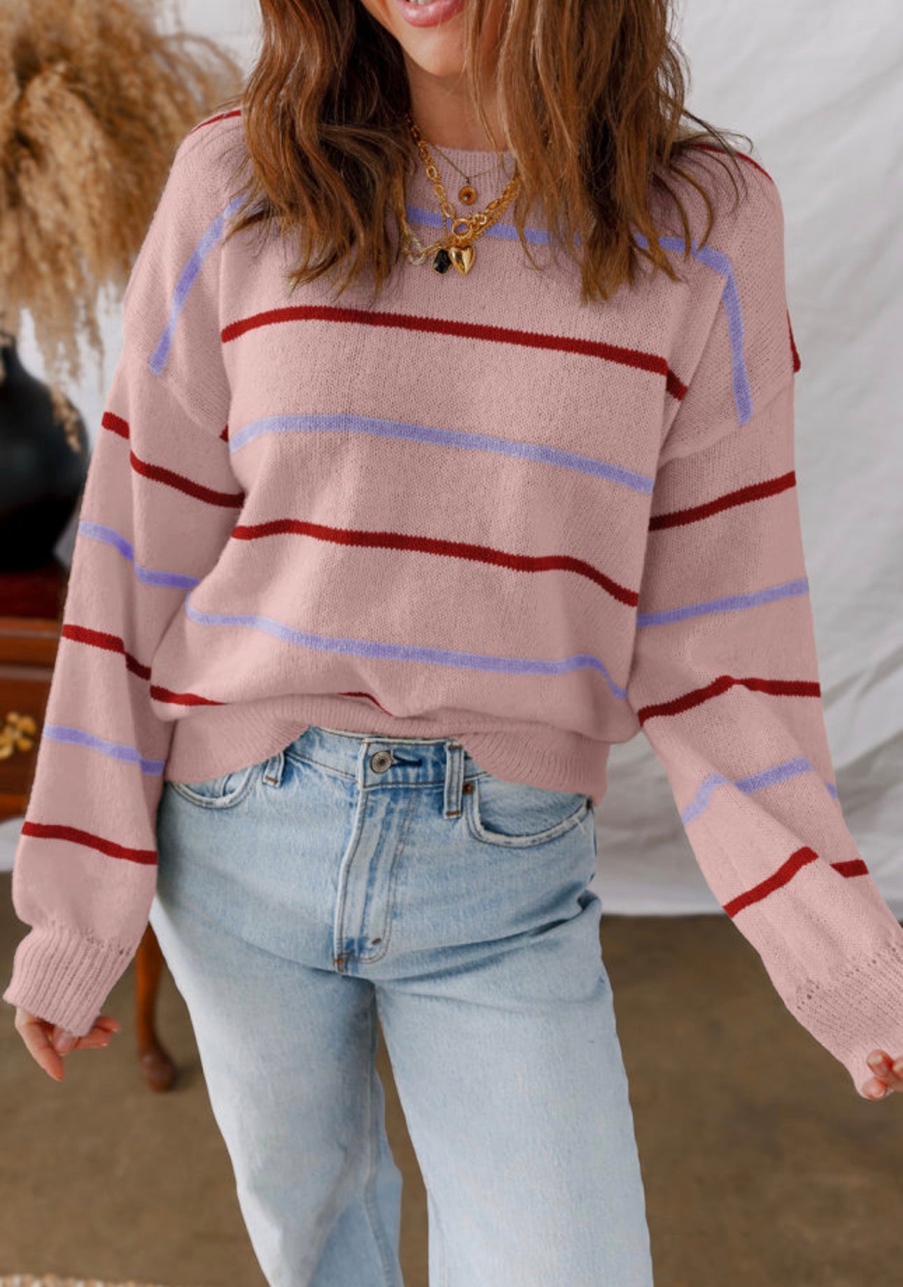 Drop Shoulder Sweater,3 Colors, PREORDER