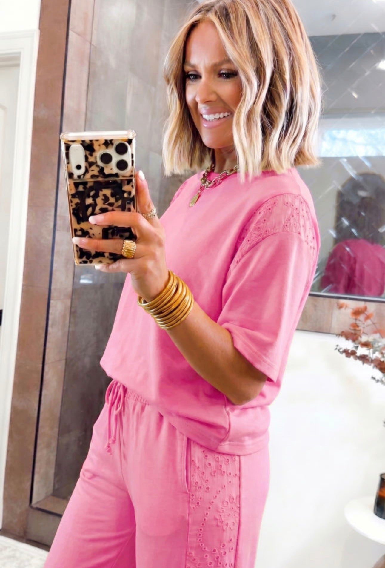 Eyelet Detail 2 Piece, 3 Colors PREORDER
