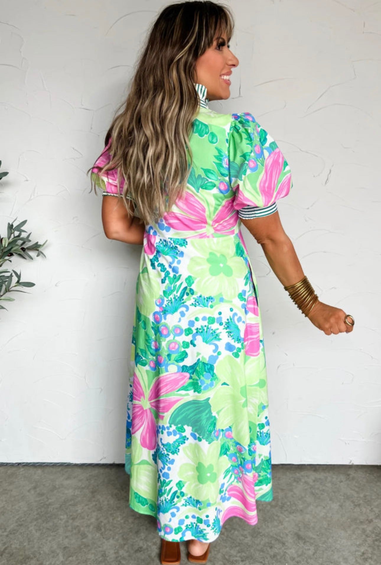 Green Summertime Floral