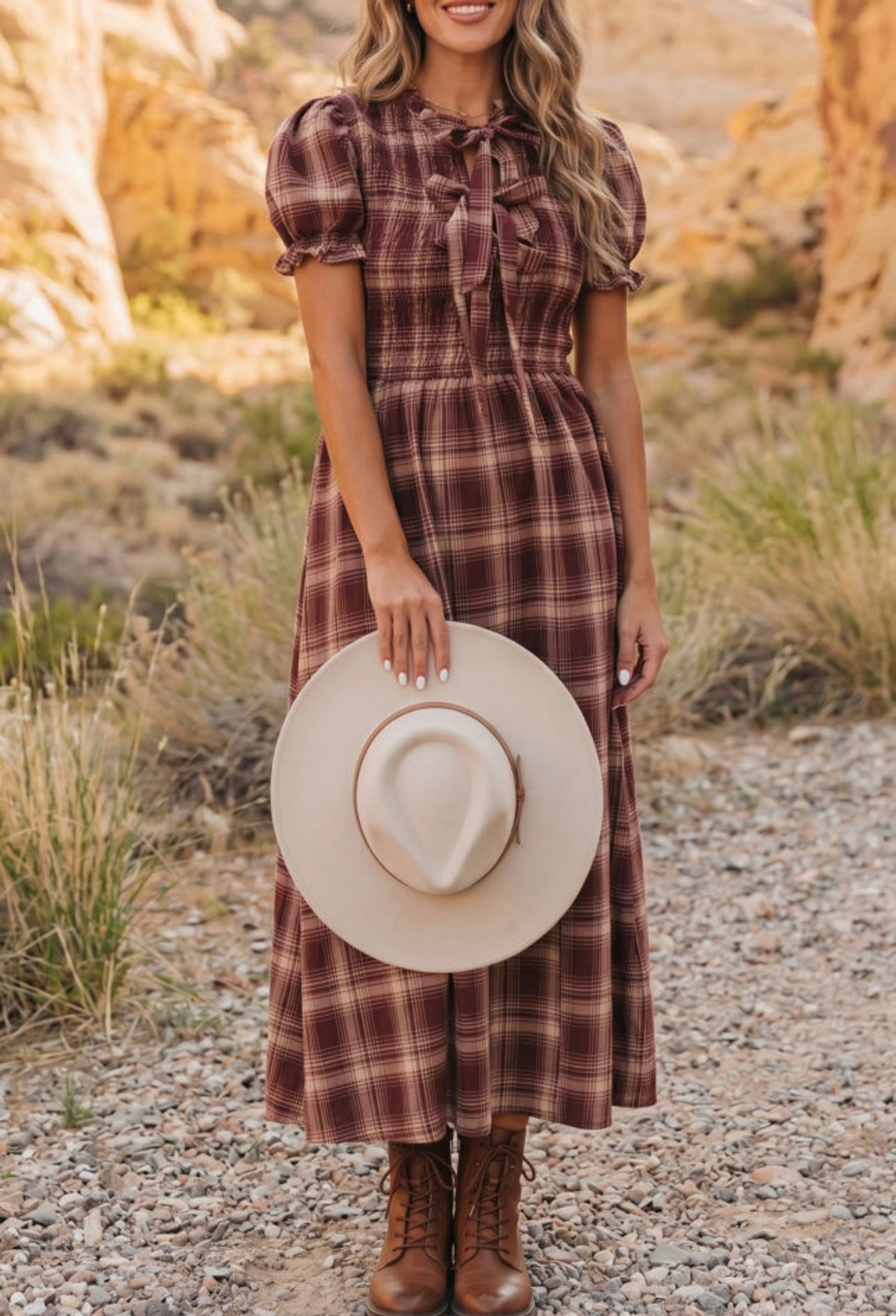 Plaid Front Tie, PREORDER